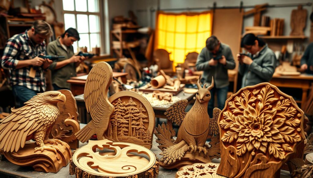 Kreative Holzschnitzprojekte Kreative Holzschnitzprojekte